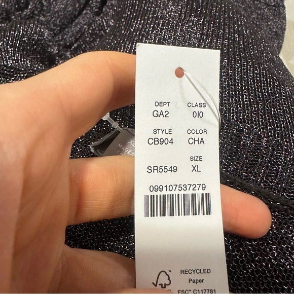 J crew Sheer metallic sweater-tee - Picture 2 of 2